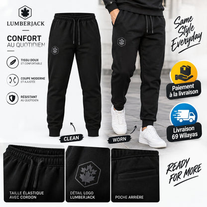 LUMBERJACK PANTALON JOGGING LBJ-00303-BLK🔹
