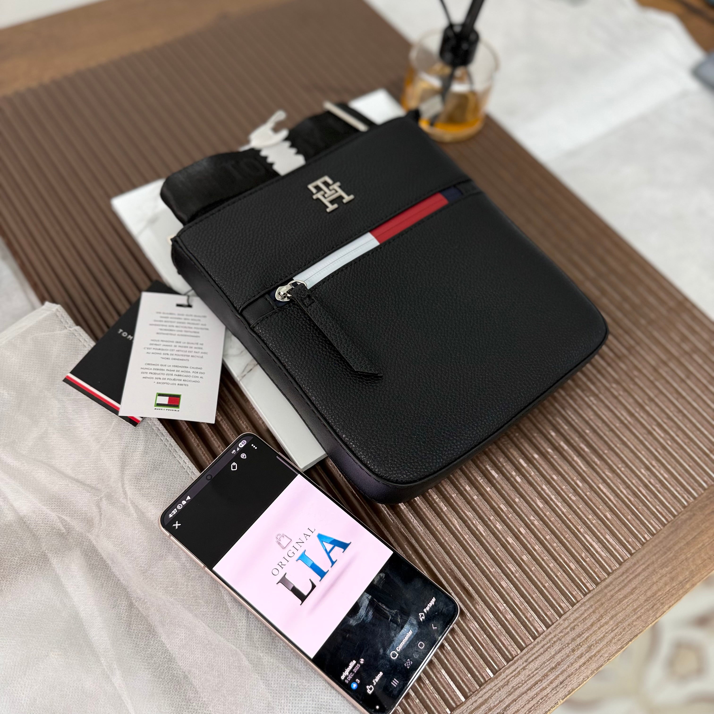 Sacoche sp TOMMY HILFIGER ⚫️ REF: TM1046-3  BLK 2