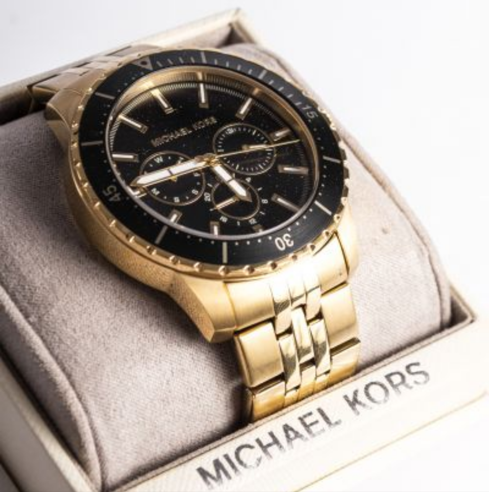 Montre Michael Kors Men's Cunningham Multifunction Gold-Tone Stainless Steel Watch MK7154 2033