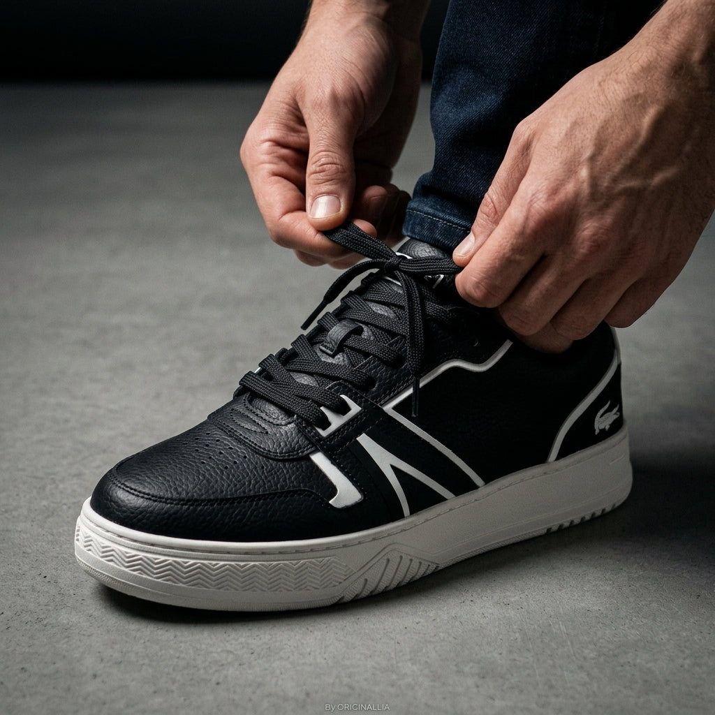 LACOSTE sp LOO1 BLACK 💢💢