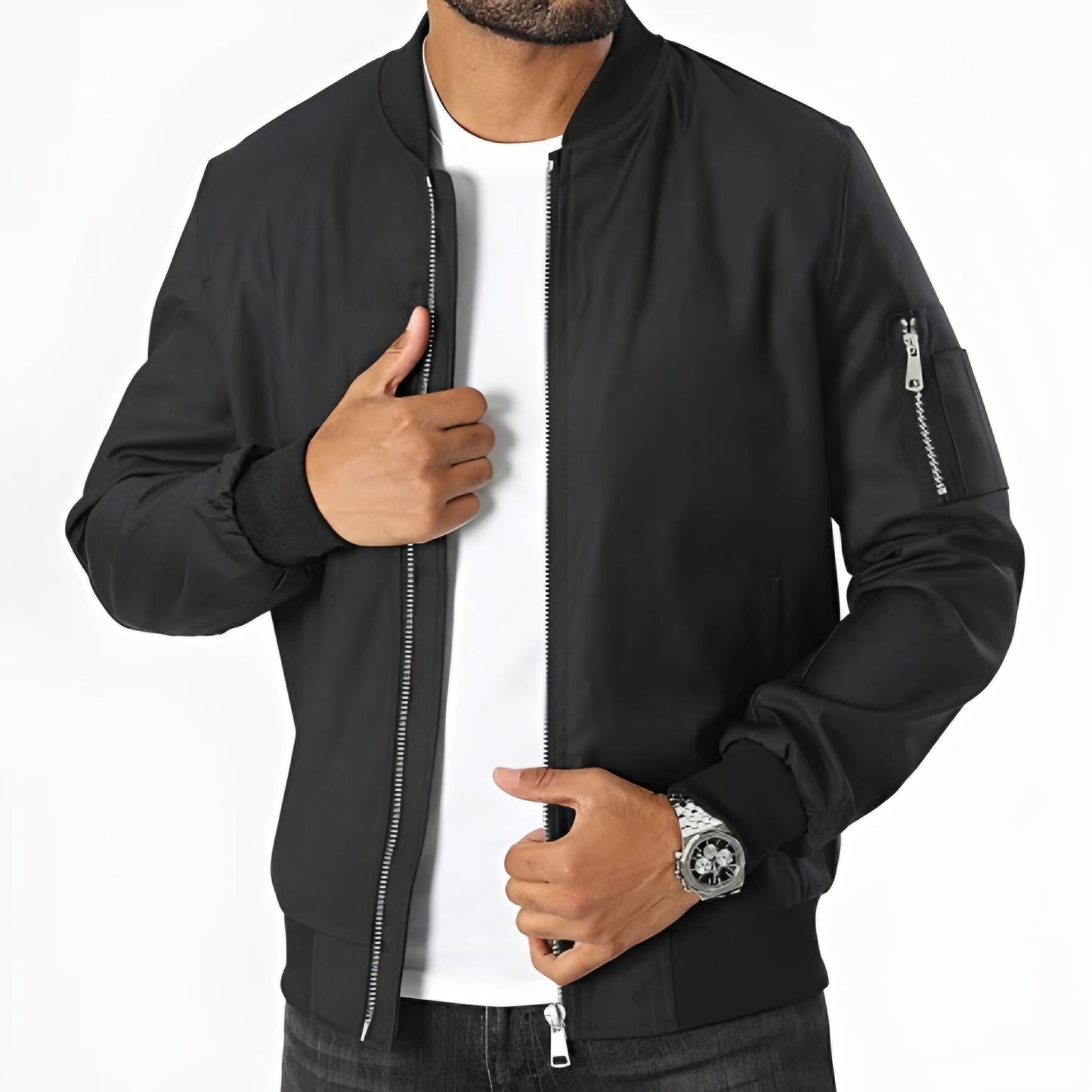 JACK & JONES BOMBER JOMER BOMBER BLACK 1