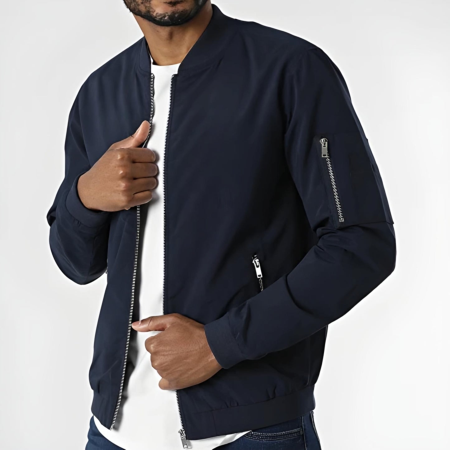 JACK & JONES BOMBER JOMER BLEU NUIT