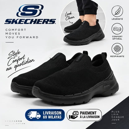 Skechers GO WALK 6 – Vibrant Smile Walking Shoes