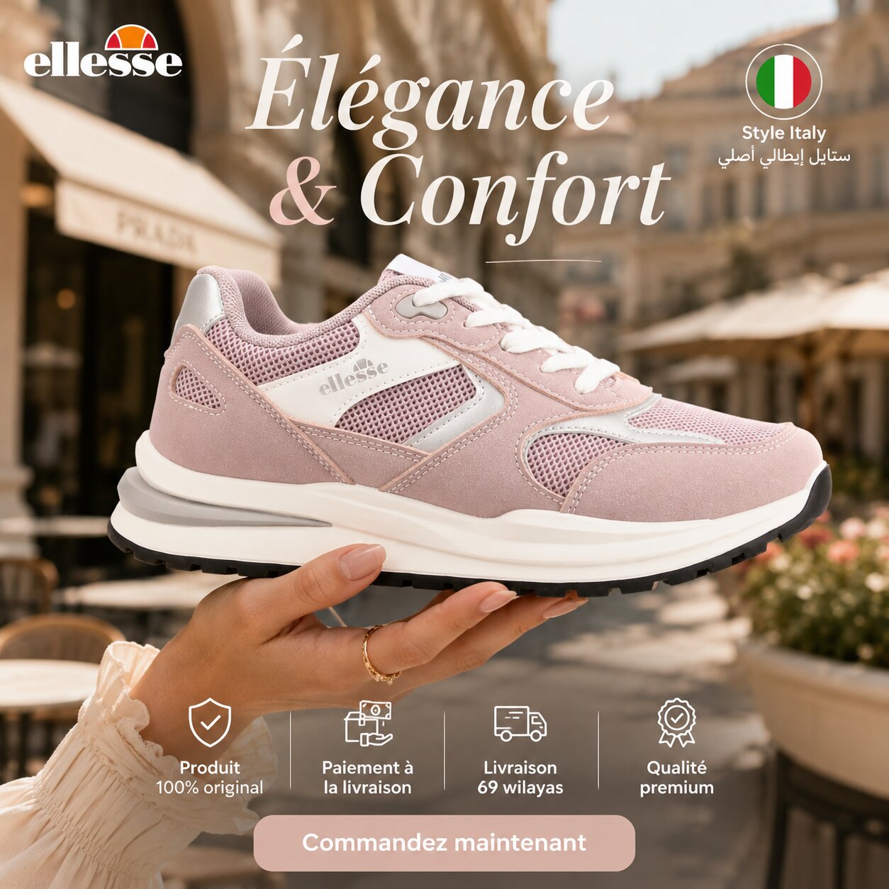 Ellesse Women's Sneakers IRMA001-416 🇮🇹🔹️