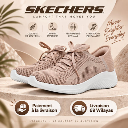 Skechers Ultra Flex 3.0 – Brilliant Path Slip-ins Sneakers 149710-TAN 💕