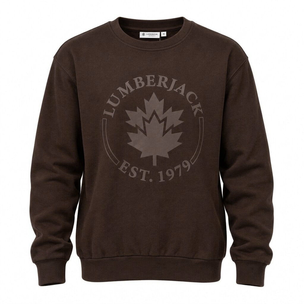 LUMBERJACK SWEAT SHIRT LBJ-00602-BRN🇮🇹🔹
