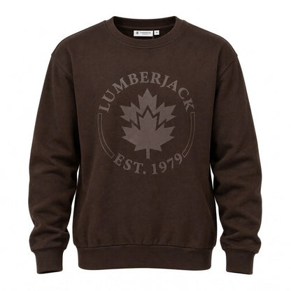 LUMBERJACK SWEAT SHIRT LBJ-00602-BRN🇮🇹🔹
