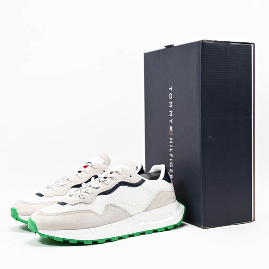 Sneakers Tommy Hilfiger EM0EM01259-WHITE-GREEN  🇺🇸🔹️
