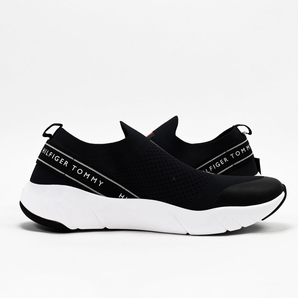 Tommy Hilfiger Low Cut Slip-On Sneakers T3A4-30418-0702800-BLACK 🔹+46