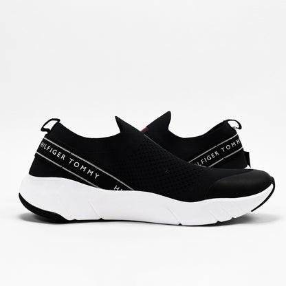 Tommy Hilfiger Low Cut Slip-On Sneakers T3A4-30418-0702800-BLACK 🔹+46