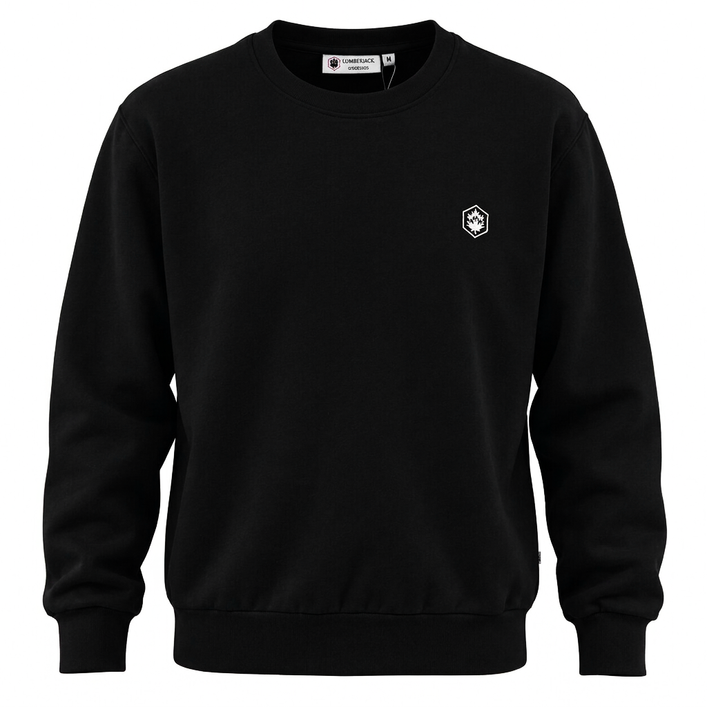 LUMBERJACK SWEAT SHIRT LBJ-00601-BLK🇮🇹 🔹