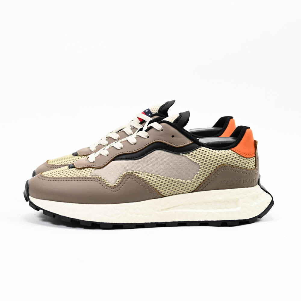 Sneakers Tommy Hilfiger EM0EM01259-BROWN-BEIGE  🇺🇸🔹️