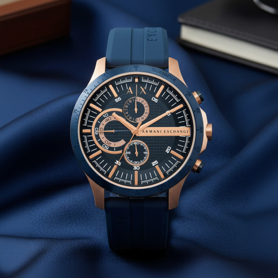 Montre Armani Exchange Quartz Blue Dial AX2440