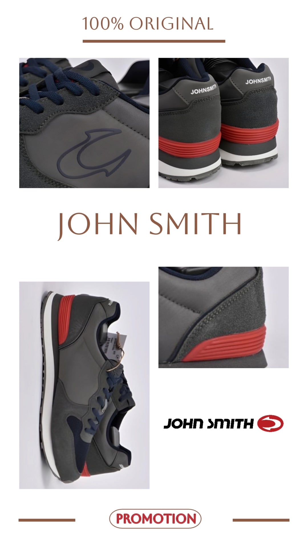 JOHN SMITH VIKAR24I 006 GRIS/OSCURO