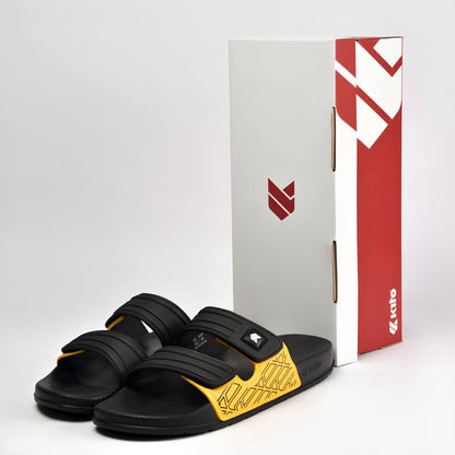 CLAQUETTE AH157M-BLACK-YELLOW