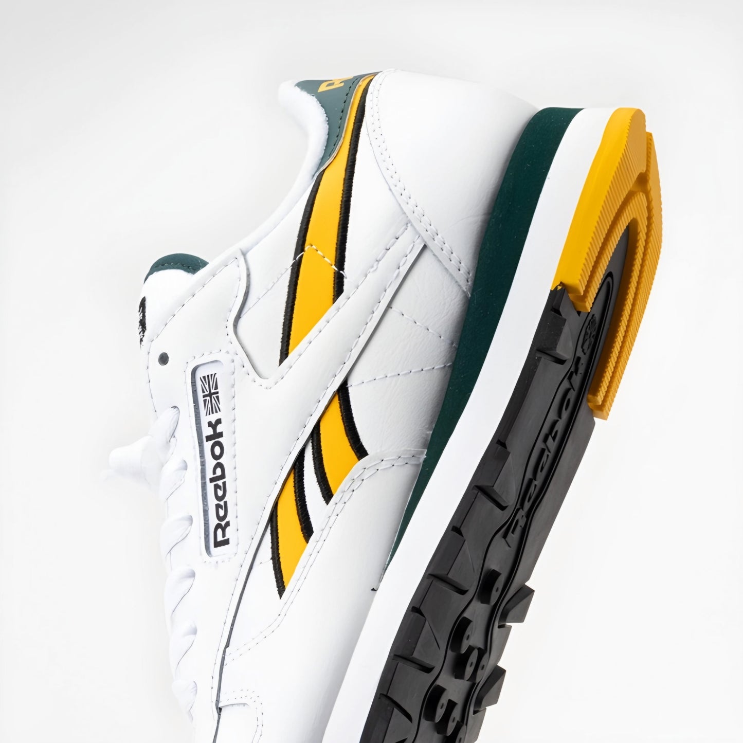 REEBOK CLASSIC LEATHER WHITE/GOLD/GREEN 100201079