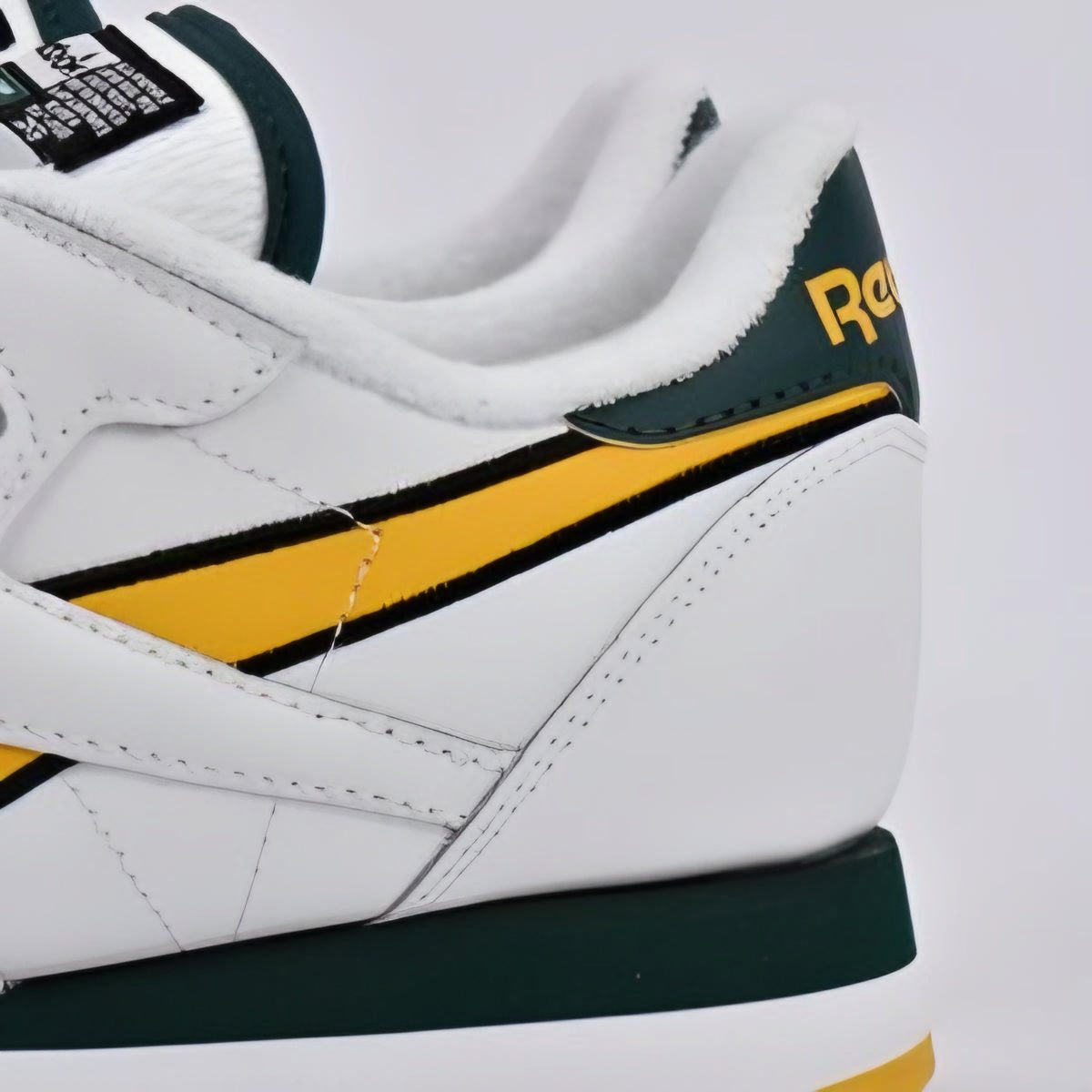 REEBOK CLASSIC LEATHER WHITE/GOLD/GREEN 100201079