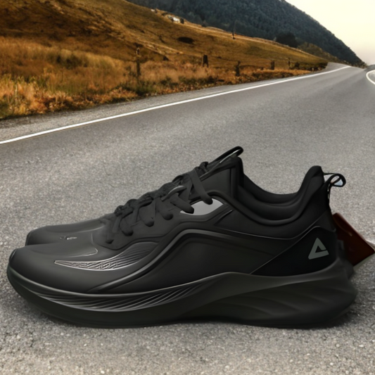 PEAK RUNNING SHOES E234837H ALL BLACK