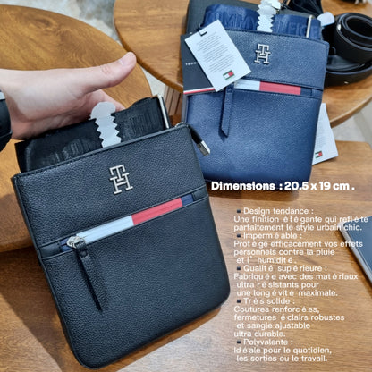 Sacoche sp TOMMY HILFIGER ⚫️ REF: TM1046-3  BLK 1