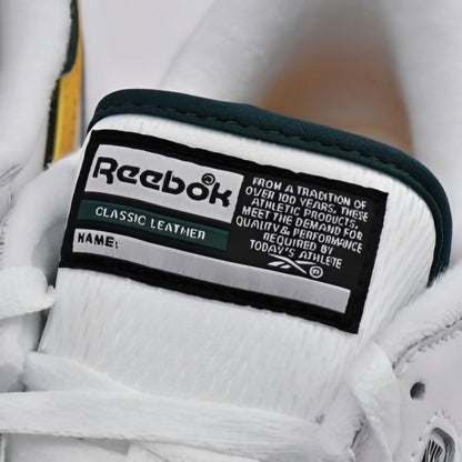 REEBOK CLASSIC LEATHER WHITE/GOLD/GREEN 100201079